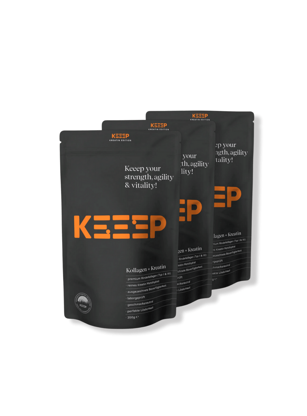 KEEEP Black (3er-Set)