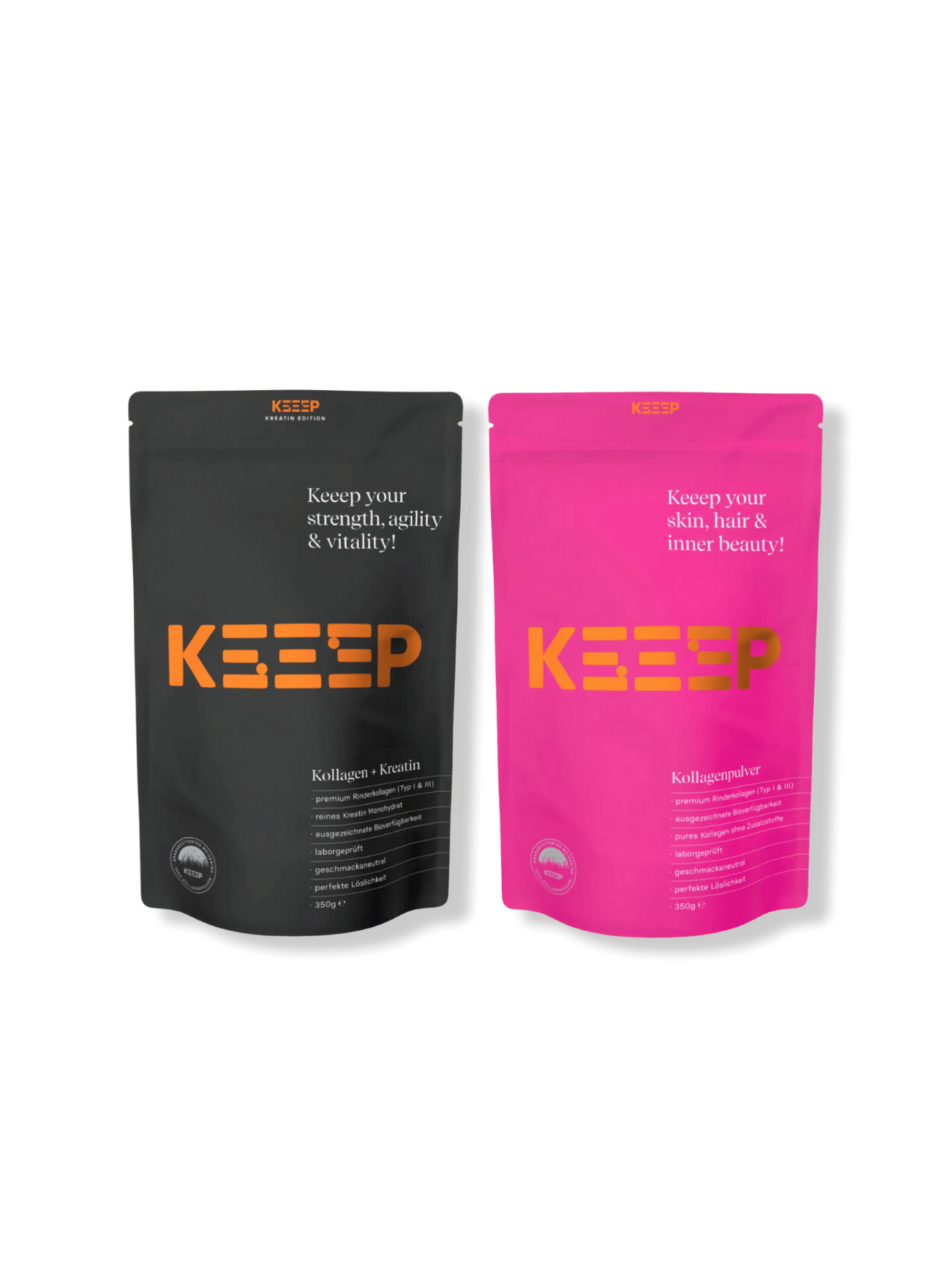 Set: KEEEP Pink + Black