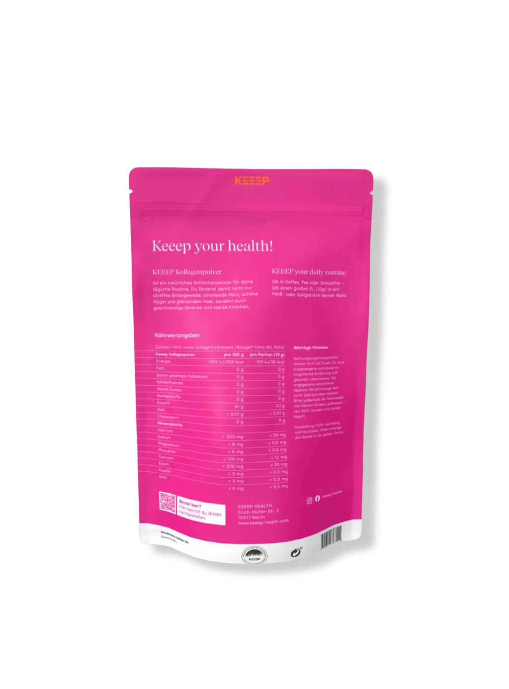 KEEEP Pink (3er-Set)