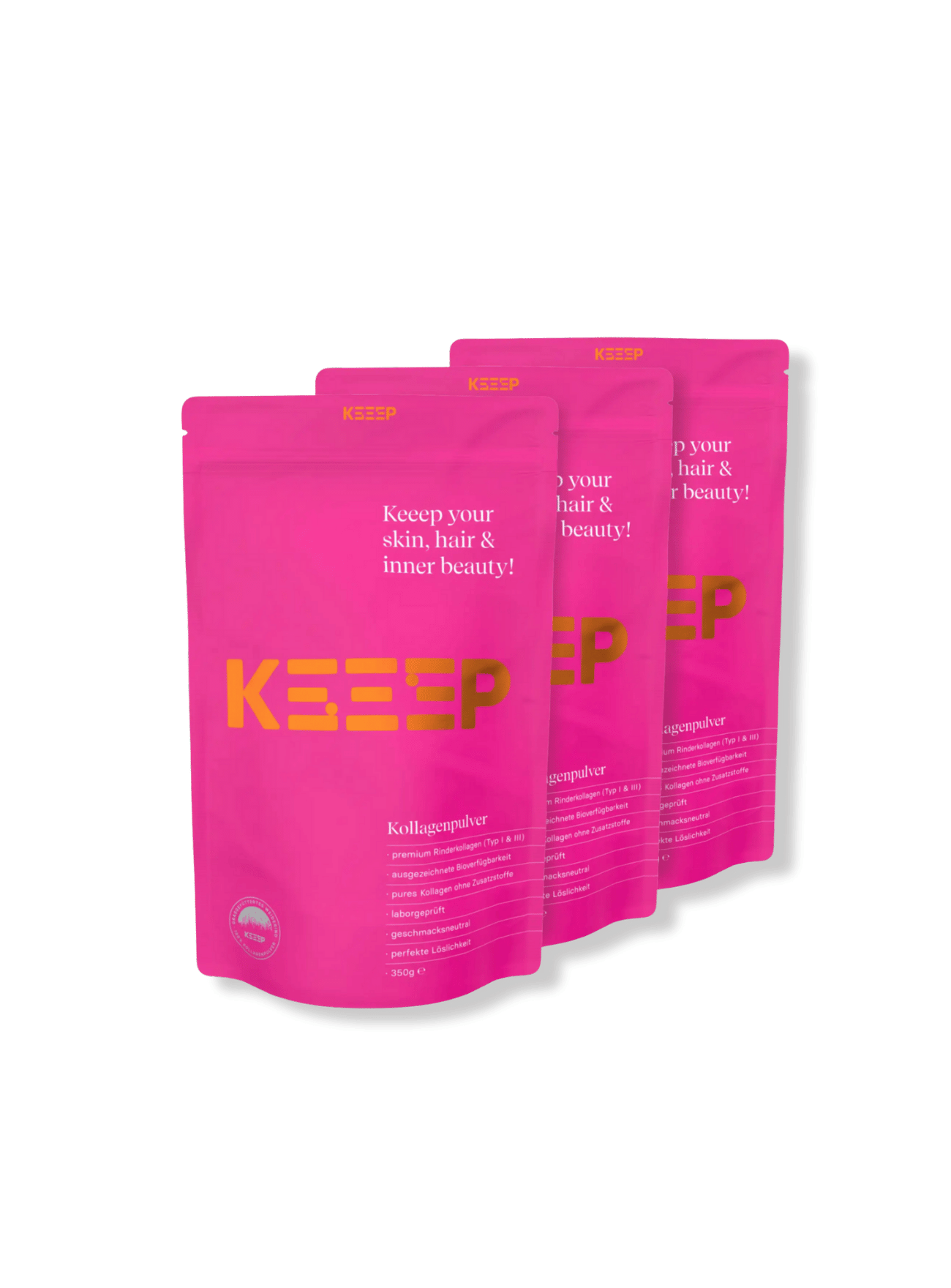 KEEEP Pink (3er-Set)