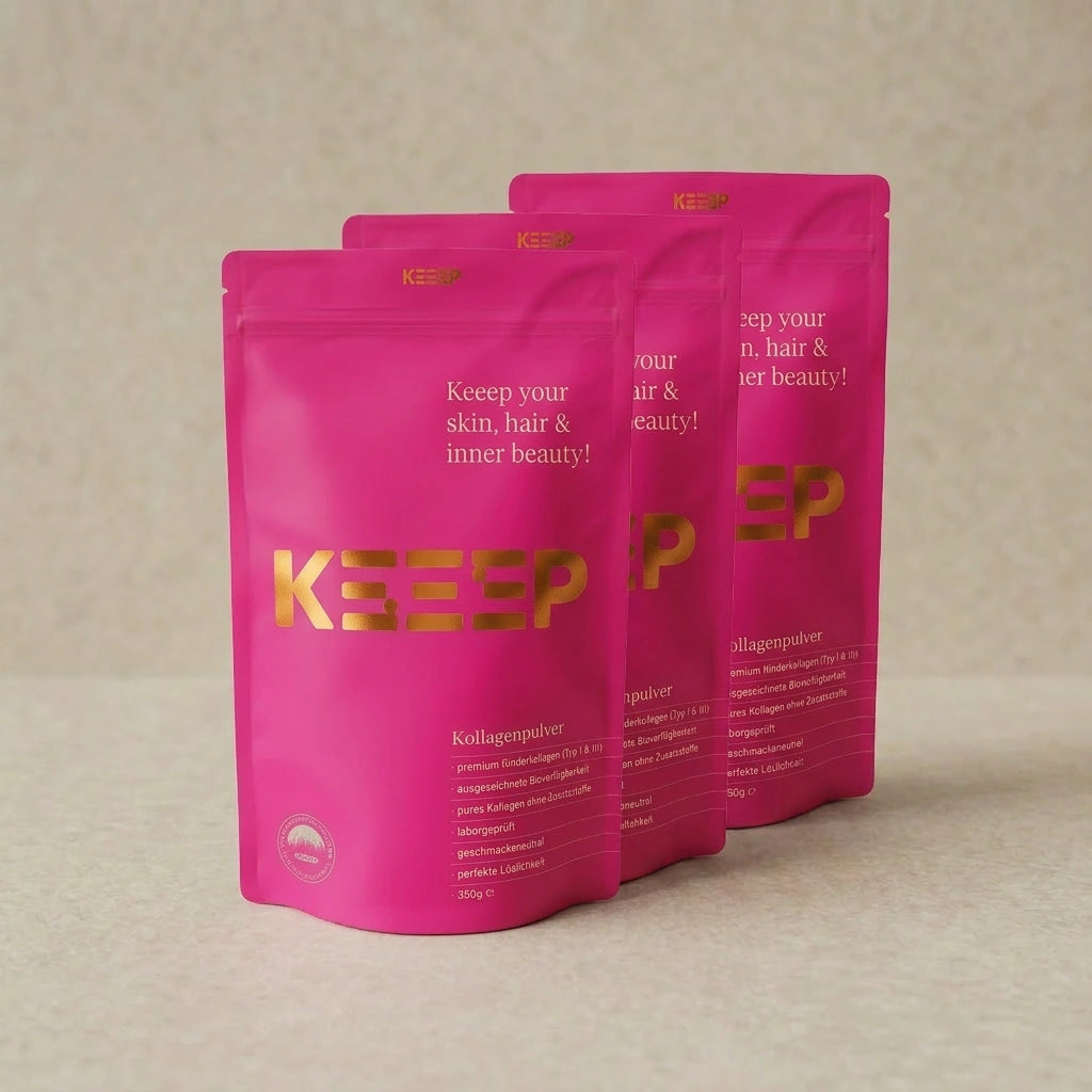 KOLLAGEN - KEEEP Pink (3er-Set)