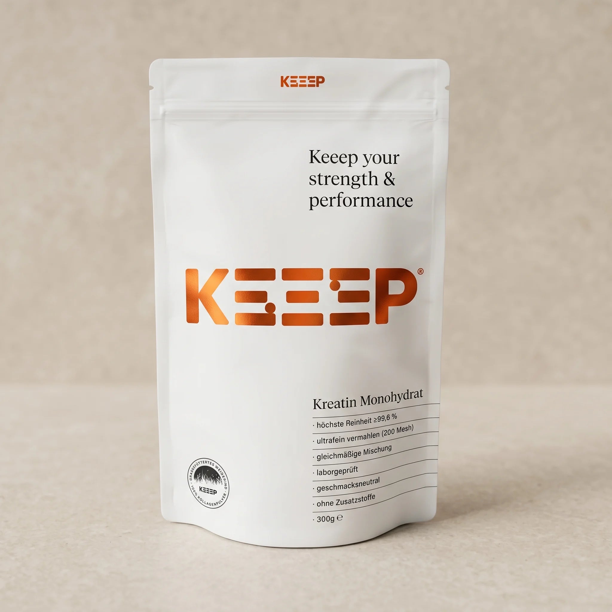 Creatin Monohydrat - KEEEP White